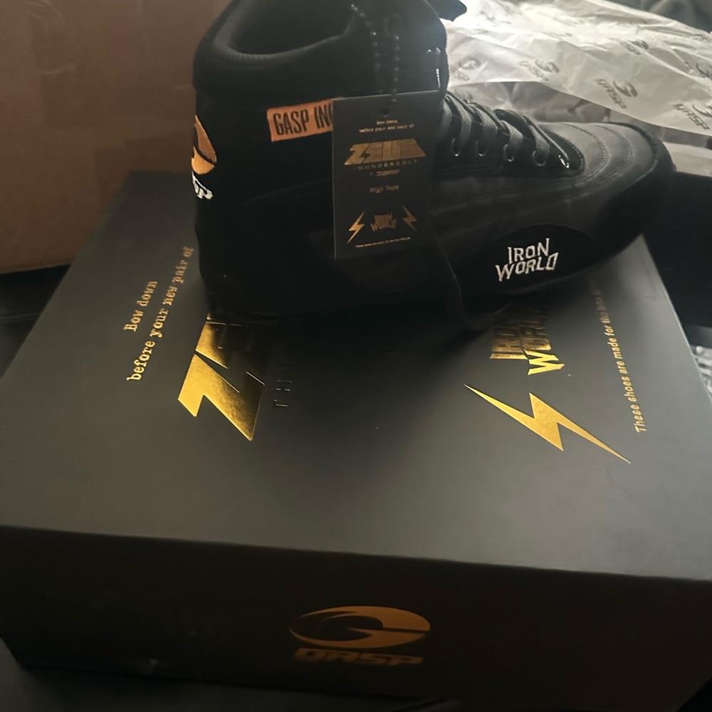 Gaspari weightlifting Black High-Top Men's Athletic Shoes